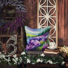 Load image into Gallery viewer, New Hampshire Purple Lilac in Watercolor Throw Pillow