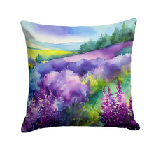 Load image into Gallery viewer, New Hampshire Purple Lilac in Watercolor Throw Pillow