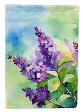 Load image into Gallery viewer, New Hampshire Purple Lilac in Watercolor House Flag
