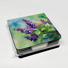 Load image into Gallery viewer, New Hampshire Purple Lilac in Watercolor PU Leather Note Paper Holder