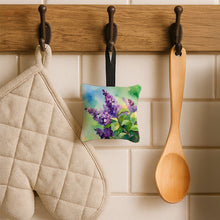 Load image into Gallery viewer, New Hampshire Purple Lilac in Watercolor Hanging Square Fabric Ornament 3.5 × 3.5