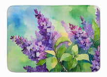 Load image into Gallery viewer, New Hampshire Purple Lilac in Watercolor Memory Foam Kitchen Mat