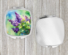 Load image into Gallery viewer, New Hampshire Purple Lilac in Watercolor Compact Mirror