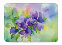 Load image into Gallery viewer, New Jersey Violet in Watercolor Memory Foam Kitchen Mat