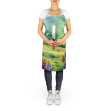 Load image into Gallery viewer, New Jersey Violet in Watercolor Apron – Artist-Designed Kitchen, BBQ &amp; Craft Apron