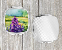 Load image into Gallery viewer, New Jersey Violet in Watercolor Compact Mirror