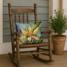 Load image into Gallery viewer, New Mexico Yucca Flower in Watercolor Throw Pillow