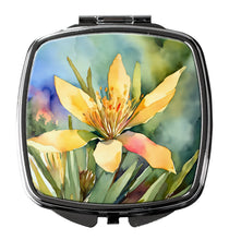 Load image into Gallery viewer, New Mexico Yucca Flower in Watercolor Compact Mirror