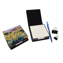Load image into Gallery viewer, New Mexico Yucca Flower in Watercolor PU Leather Note Paper Holder