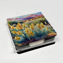 Load image into Gallery viewer, New Mexico Yucca Flower in Watercolor PU Leather Note Paper Holder