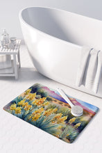 Load image into Gallery viewer, New Mexico Yucca Flower in Watercolor Memory Foam Kitchen Mat