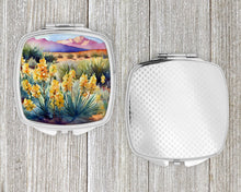 Load image into Gallery viewer, New Mexico Yucca Flower in Watercolor Compact Mirror