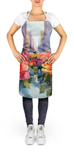 Load image into Gallery viewer, New York Roses in Watercolor Apron – Artist-Designed Kitchen, BBQ &amp; Craft Apron