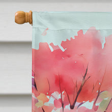 Load image into Gallery viewer, North Carolina Dogwoods in Watercolor House Flag