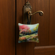 Load image into Gallery viewer, North Carolina Dogwoods in Watercolor Hanging Square Fabric Ornament 3.5 × 3.5
