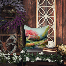 Load image into Gallery viewer, North Carolina Dogwoods in Watercolor Throw Pillow