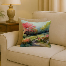 Load image into Gallery viewer, North Carolina Dogwoods in Watercolor Throw Pillow