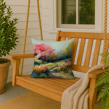 Load image into Gallery viewer, North Carolina Dogwoods in Watercolor Throw Pillow