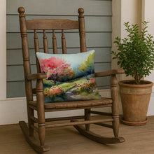 Load image into Gallery viewer, North Carolina Dogwoods in Watercolor Throw Pillow