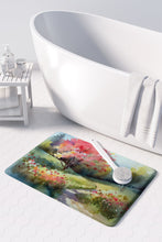 Load image into Gallery viewer, North Carolina Dogwoods in Watercolor Memory Foam Kitchen Mat