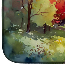 Load image into Gallery viewer, North Carolina Dogwoods in Watercolor Dish Drying Mat