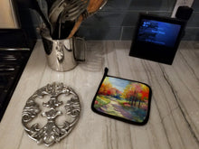 Load image into Gallery viewer, North Carolina Dogwoods in Watercolor Pair of Pot Holders