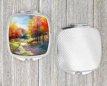 Load image into Gallery viewer, North Carolina Dogwoods in Watercolor Compact Mirror