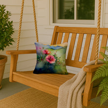 Load image into Gallery viewer, North Dakota Wild Prairie Roses in Watercolor Throw Pillow
