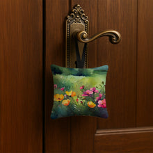 Load image into Gallery viewer, North Dakota Wild Prairie Roses in Watercolor Hanging Square Fabric Ornament 3.5 × 3.5