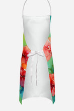 Load image into Gallery viewer, Ohio Scarlet Carnations in Watercolor Apron – Artist-Designed Kitchen, BBQ &amp; Craft Apron