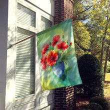 Load image into Gallery viewer, Ohio Scarlet Carnations in Watercolor House Flag