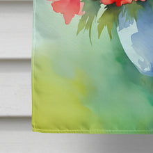 Load image into Gallery viewer, Ohio Scarlet Carnations in Watercolor House Flag