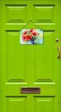 Load image into Gallery viewer, Ohio Scarlet Carnations in Watercolor Wall or Door Hanging Prints