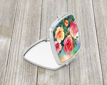 Load image into Gallery viewer, Oklahoma Roses in Watercolor Compact Mirror