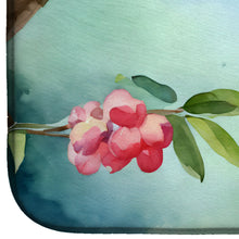 Load image into Gallery viewer, Pennsylvania Mountain Laurels in Watercolor Dish Drying Mat