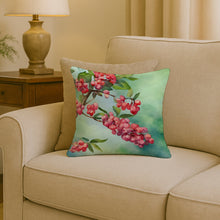 Load image into Gallery viewer, Pennsylvania Mountain Laurels in Watercolor Throw Pillow
