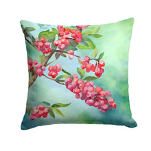 Load image into Gallery viewer, Pennsylvania Mountain Laurels in Watercolor Throw Pillow