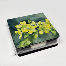 Load image into Gallery viewer, South Carolina Yellow Jessamine in Watercolor PU Leather Note Paper Holder