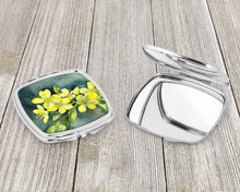 Load image into Gallery viewer, South Carolina Yellow Jessamine in Watercolor Compact Mirror