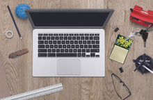 Load image into Gallery viewer, South Carolina Yellow Jessamine in Watercolor Sticky Note Holder- Refiilable Desk Accessory Note Pad