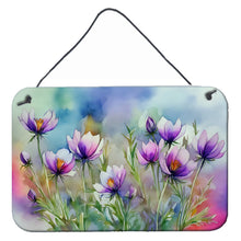 Load image into Gallery viewer, South Dakota Pasque Flowers in Watercolor Wall or Door Hanging Prints