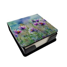 Load image into Gallery viewer, South Dakota Pasque Flowers in Watercolor PU Leather Note Paper Holder