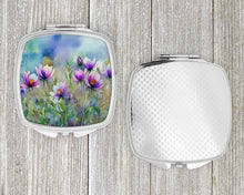 Load image into Gallery viewer, South Dakota Pasque Flowers in Watercolor Compact Mirror
