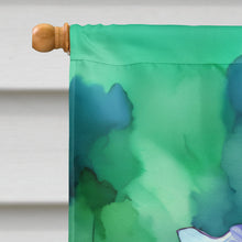 Load image into Gallery viewer, Tennessee Iris in Watercolor House Flag
