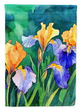 Load image into Gallery viewer, Tennessee Iris in Watercolor House Flag
