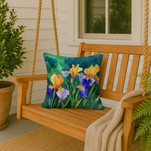 Load image into Gallery viewer, Tennessee Iris in Watercolor Throw Pillow