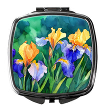 Load image into Gallery viewer, Tennessee Iris in Watercolor Compact Mirror