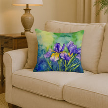 Load image into Gallery viewer, Tennessee Iris in Watercolor Throw Pillow