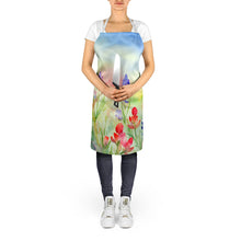 Load image into Gallery viewer, Texas Bluebonnets in Watercolor Apron – Artist-Designed Kitchen, BBQ &amp; Craft Apron