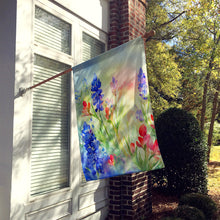 Load image into Gallery viewer, Texas Bluebonnets in Watercolor House Flag
